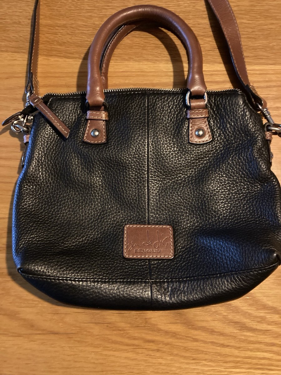 Ben De Lisi Handbag Black Brown Small Across Leather Bag Debenhams Shoulder  Hand