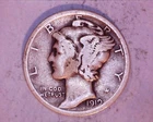1919 MERCURY DIME ** 1126-6A