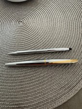 Vintage Cross Chrome Ball Point Pens