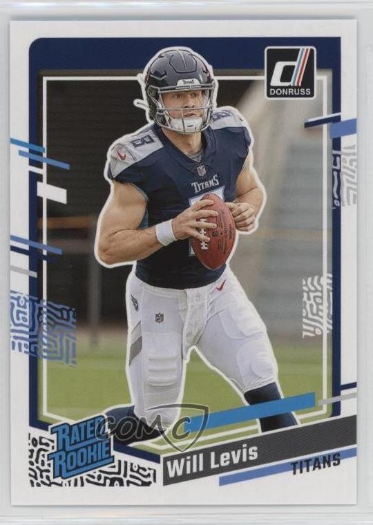 2023 Panini Donruss Rated Rookie Will Levis #397 18lj