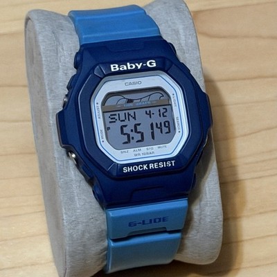 Casio G-Shock Baby-G BLX-5600 Blue G-LIDE Tide Graph Square Womens