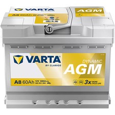 Batterie de voiture VARTA 60Ah/680A  VW POLO 1.6 TDI
