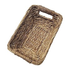 Wicker Basket With Handles Storage