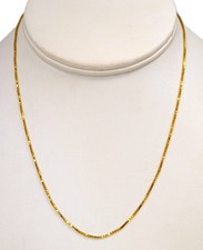 14K Gold Box Chain, 15-3/4'' Long