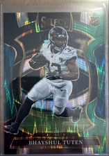 2025 Panini Select - Bhayshul Tuten ROOKIE 🟢 Black & Green Shock Prizm (RC)
