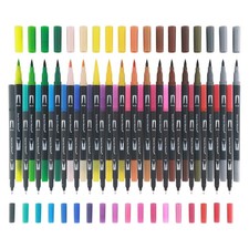 Markers for Adult Coloring Books No Bleeding, Set of 36 Colors, Coloring Pens...