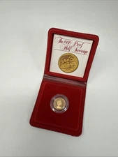 1980 Queen Elizabeth II Proof Half Sovereign (case & Certs ) Royal Mint  #2