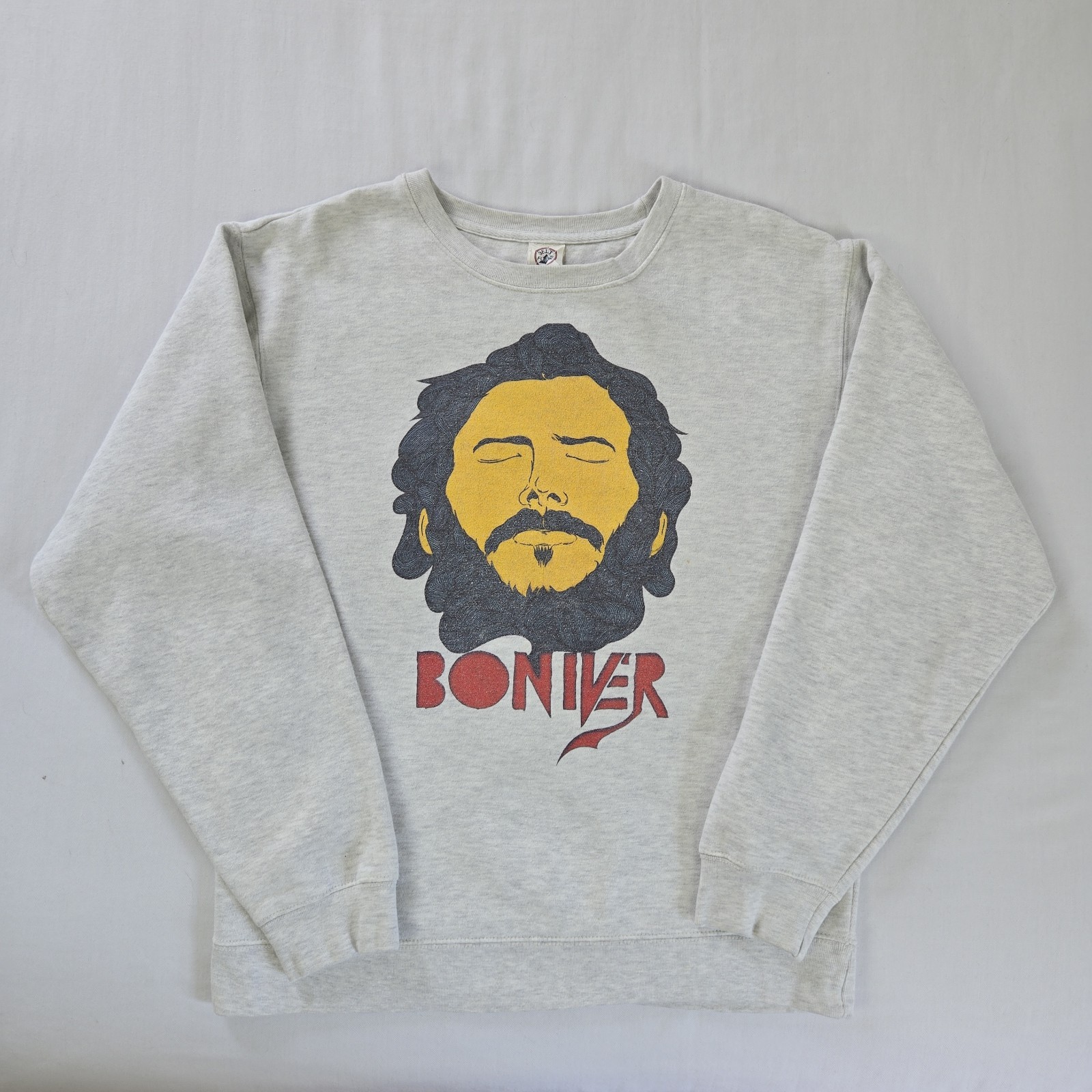 Crewneck Tour Sweatshirt Delta Fleece Tag M Heather Gray 22.5x26.5