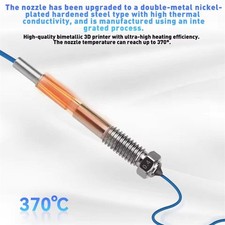 0.2mm-0.8mm Extruder Ceramic Nozzle for QIDI Plus 4 Hotend Kit 3D Printer Parts