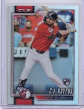 2026 Topps #35 C.J. Kayfus Cleveland Guardians Rainbow Foil