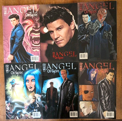 Angel Old Friends #1-4 of 5 + #2 Variants x3 IDW Buffyverse Comic Lot