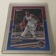 MarQuese Chriss, 7/15 red and blue parallel, Panini Donruss no. 142