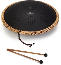 Meinl Sonic Energy Octave Steel Tongue Drum - D Kurd, Black