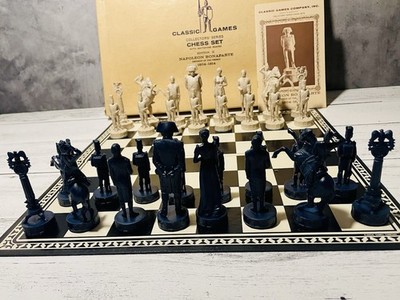 Vintage 1966 Napoleon Bonaparte Classic Games Collectors' Chess Set Edition II