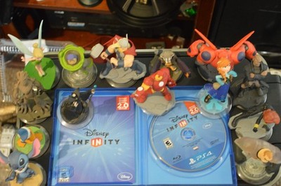 PS4 Disney Infinity Game,  Bundle Lot , 30 Plus additional Items see description