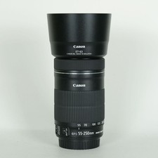 Canon EF-S 55-250mm F4-5.6 IS STM Lens for Canon EF-S Mount Excellent Condition