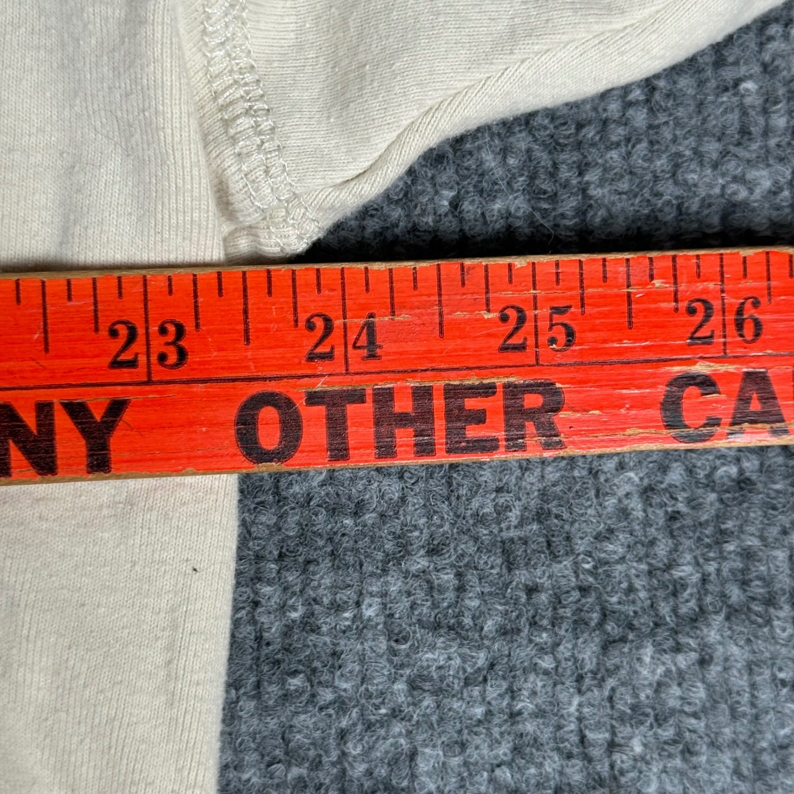 Levis Mens Henley Shirt Large Beige Cotton Long Sleeve Normcore Neutral