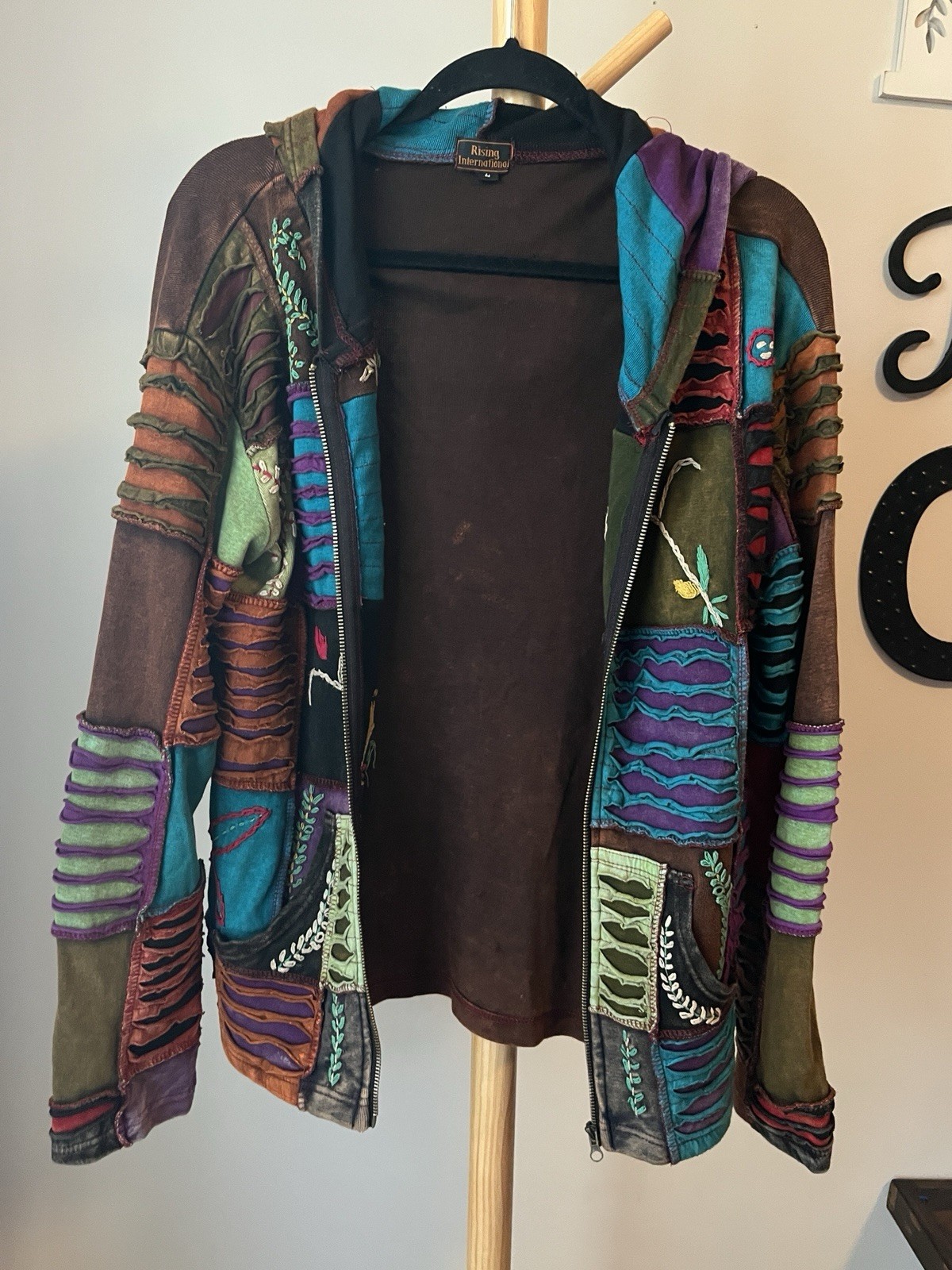 Hippie Boho Razor Cur Patchwork Patchwork Full Zi… - image 2