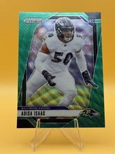 2024 Panini Prizm - Rookies Adisa Isaac #302 Green Wave Prizm (RC)