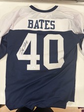 Bill Bates Dallas Cowboys Autographed Football Jersey JSA Authenticated