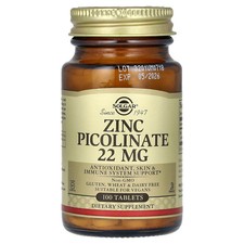 Zinc Picolinate, 22 mg, 100 Tablets