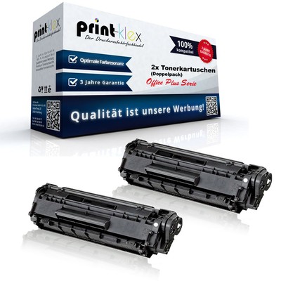 2x Qualitäts Tonerkartuschen für Canon EP703 Drucker Patronen- Office Plus Serie