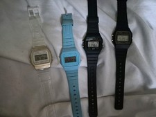 A JOB LOT BUNDLE 4X CASIO F-91W WATCHES WHOLESALE LOT022