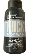 Duke Cannon Thick High-Viscosity Men's Body Wash Midnight Swim 17.5 oz - New