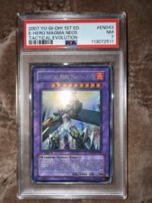 Konami Yu-Gi-Oh! Elemental Hero Magma Neos Secret Rare TAEV-EN043 1st Ed PSA 7