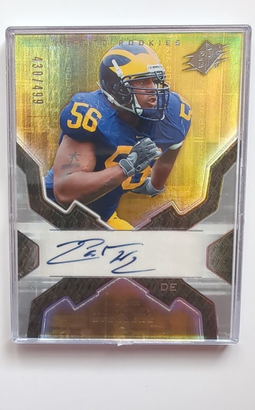 LaMarr Woodley Spx #184 Autograph