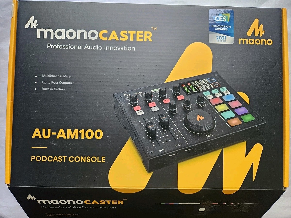 Moano AU-AM100 MAONOCASTER Audio Interface & Podcast Equipment W