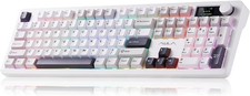 AULA F106 PRO Wireless Mechanical Keyboard - White, Black, Grey