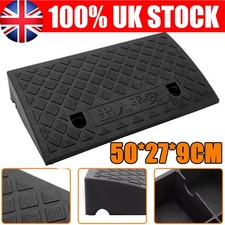 1PCS Kerb Ramp Curb Ramp Heavy Duty Driveway Threshold Ramps Rubber 50*27*9cm
