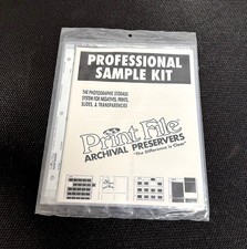 Print File Archival Preservers Professional Sample Kit: 35mm slide, negative 4x5
