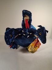 NWT Folkmanis Puppets 12" 3-Headed Dragon Hand Puppet