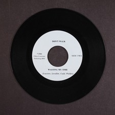 DON'T WALK: wasting my time / gently in love NO LABEL 7" Single 45 RPM
