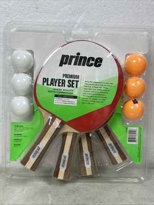Prince Premium 4-Player Table Tennis Paddle Set, Ping Pong Kit 4 Players NEW