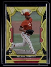 2022 Panini Chronicles Certified Gold Reiver Sanmartin RC 10/10 Cincinnati Reds