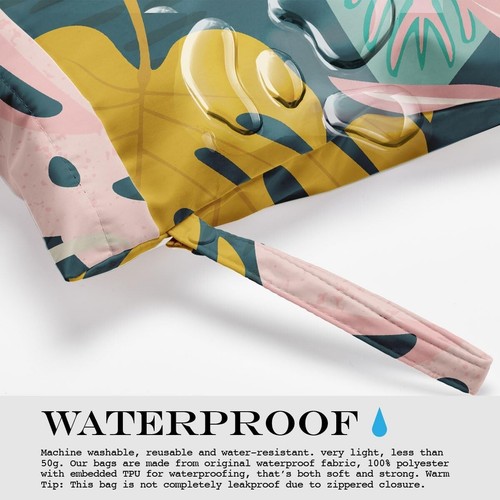 Wet Dry Bag Waterproof 26x32cm Multi-Use Travel, Beach, Diaper Storage - Picture 8 of 9