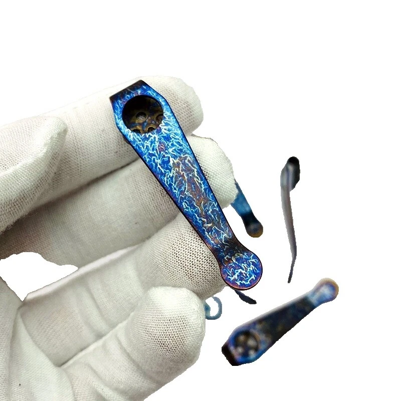 Spyderco Collectible Folding Knives Titanium Handle