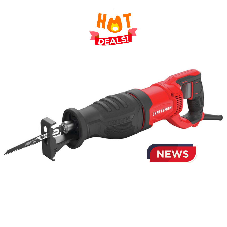 Craftsman 7.5 amps Corded Brushed Reciprocating Saw Tool Only CSA and