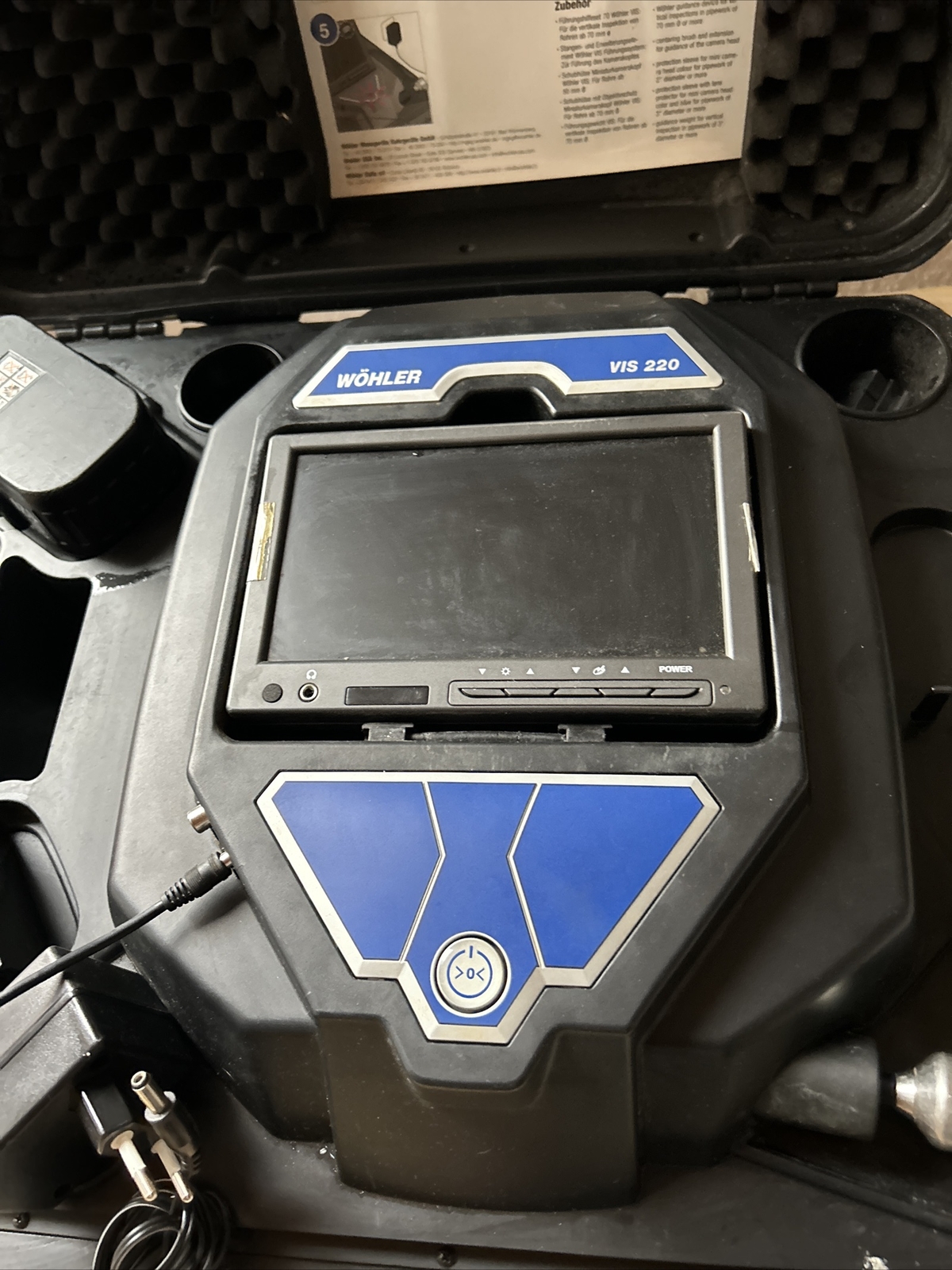 Wöhler VIS 220 Visual Inspection Service Camera Rohr Kontroll Kamera