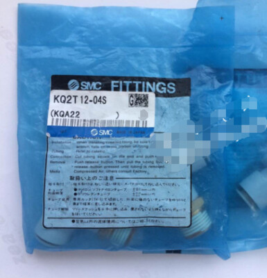 1Bag/5pcs New SMC KQ2T12-04S Fittings Free Shipping #SM