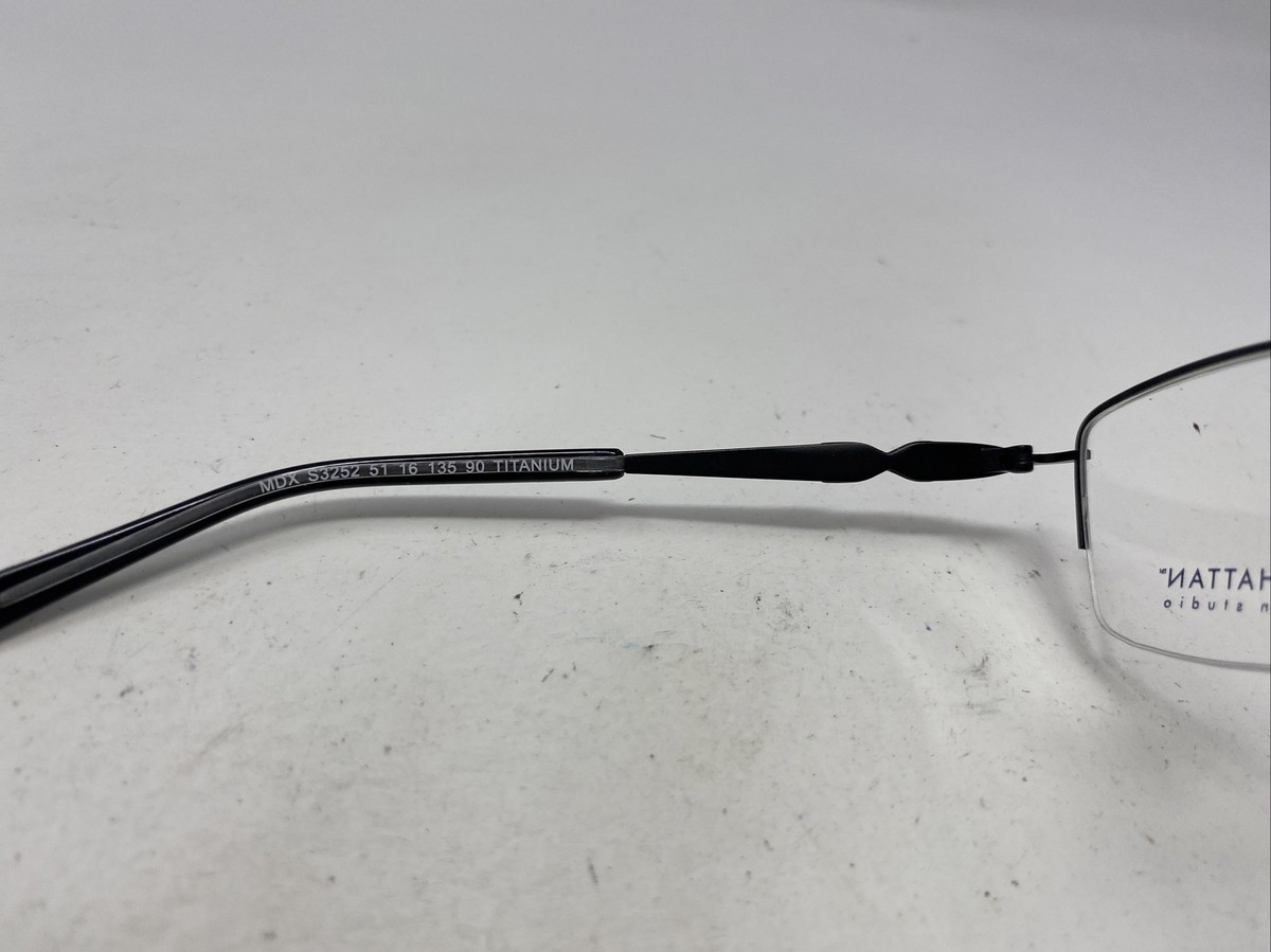 Manhattan Eyeglasses Eye Glasses Frames MDX S3252 90 51-16-135 Amazon.com: Jones New York J469 Eyeglasses Black 53-16-135  main image 2
