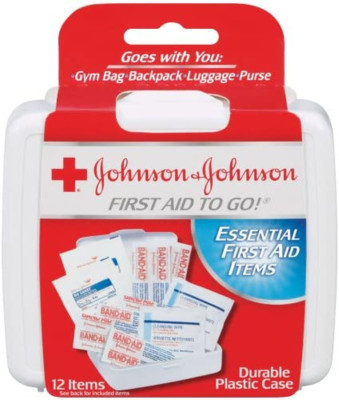 J & J Red Cross First Aid-To-Go Mini First Aid Kit