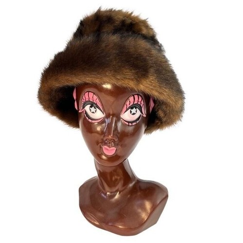 PARKHURST FAUX MINK FUR HAT | eBay