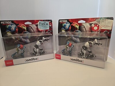 Metroid Dread Amiibo Samus & Emmi Amiibo (Nintendo Switch) Brand New Sealed Lot