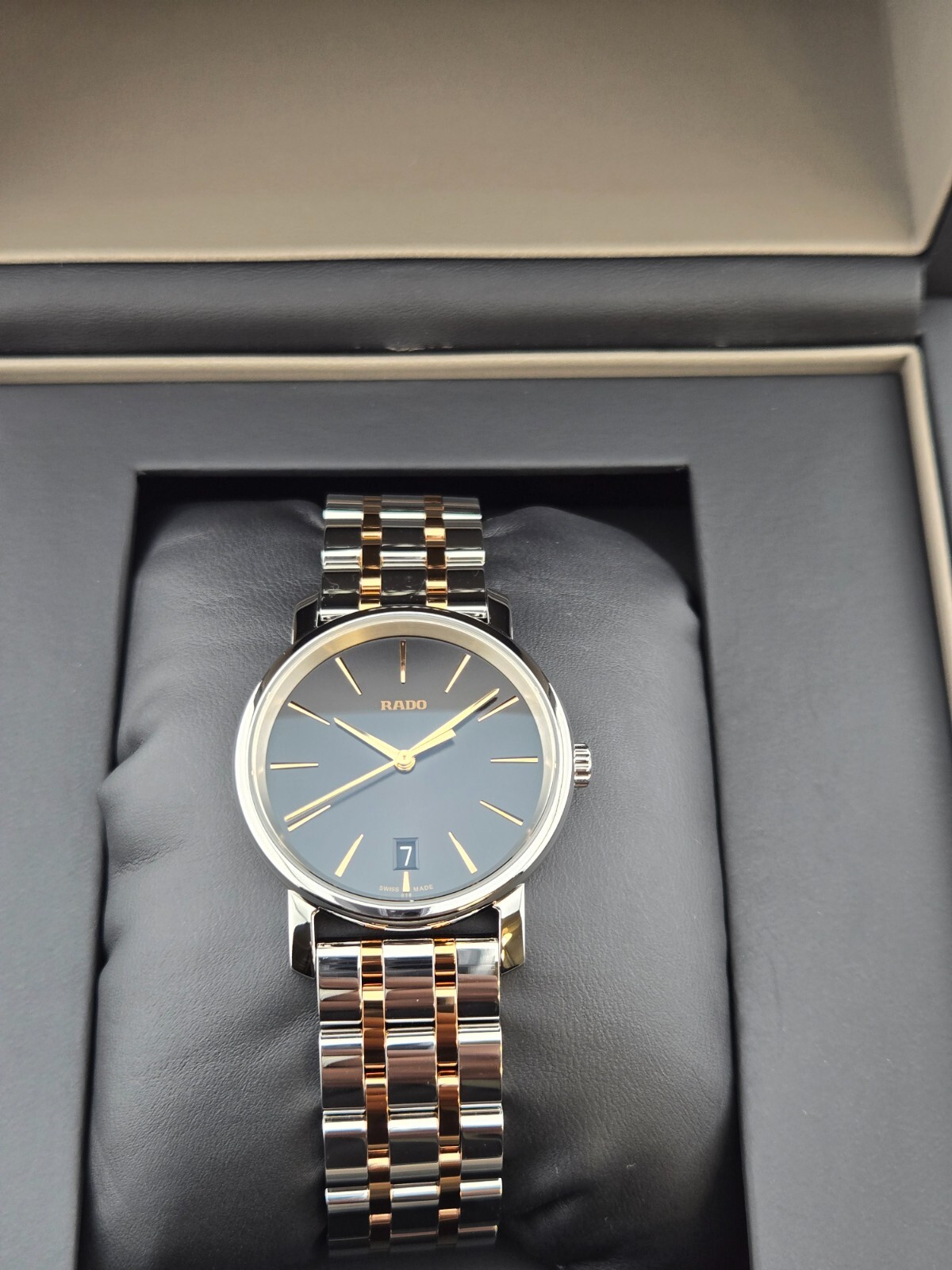 Rado Women’s DiaMaster M Black Dial Ladies Swiss Watch – R14089163 ($1600 MSRP)