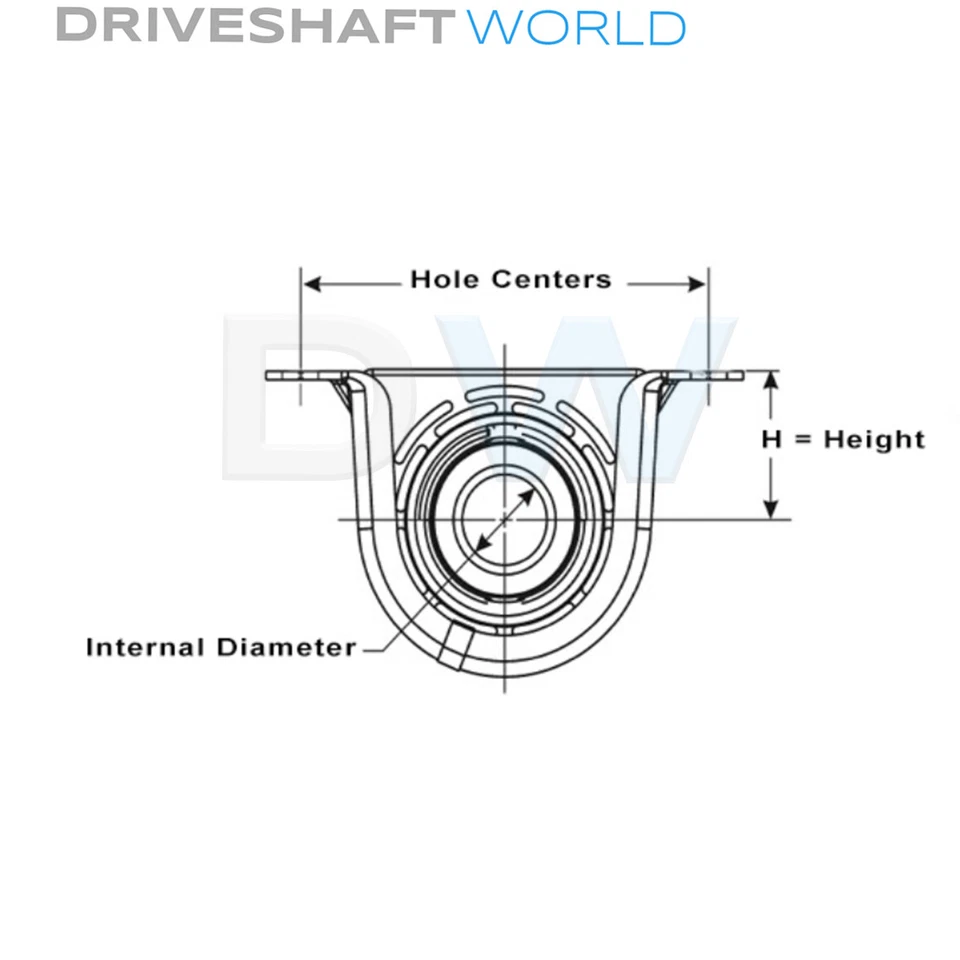 Dodge Challenger 2015-2020 Center Support Bearing - Image 3 of 3