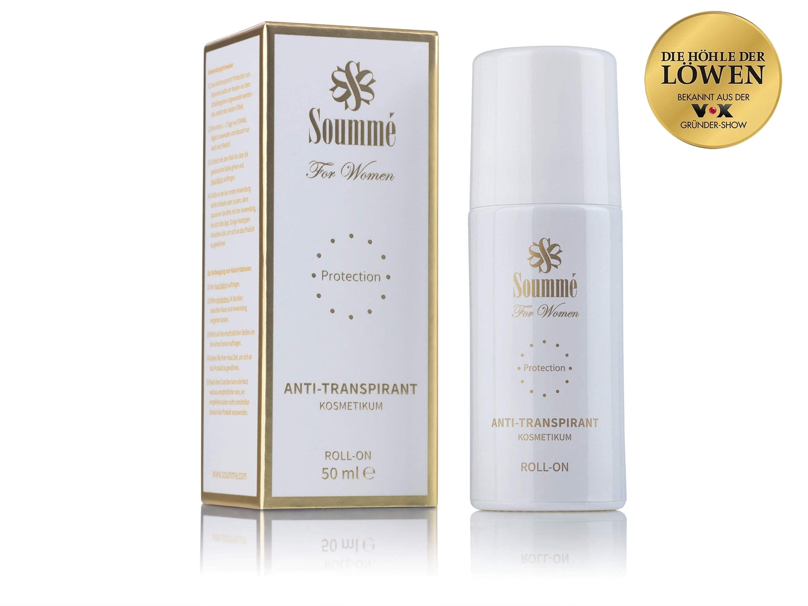 Soummé Antitranspirant Protection Roll-On for Women 50 ml